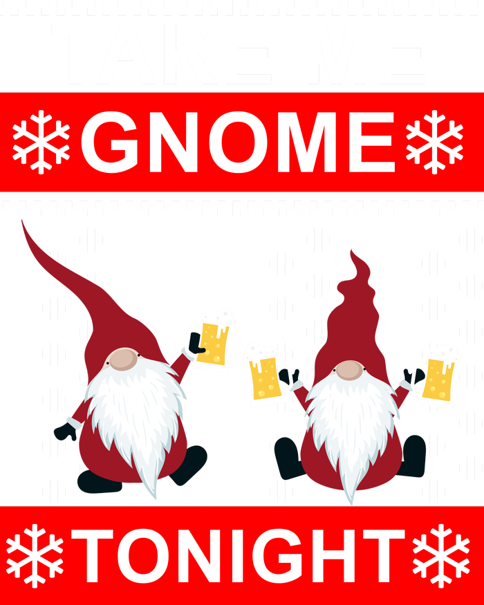 Take Me Gnome Tonight Ugly Christmas Pajama Set