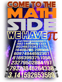 Pi Day - Come To The Math Side Parody Tank Top