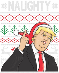 Donald Trump Naughty Ugly Christmas Kids Sweatshirt