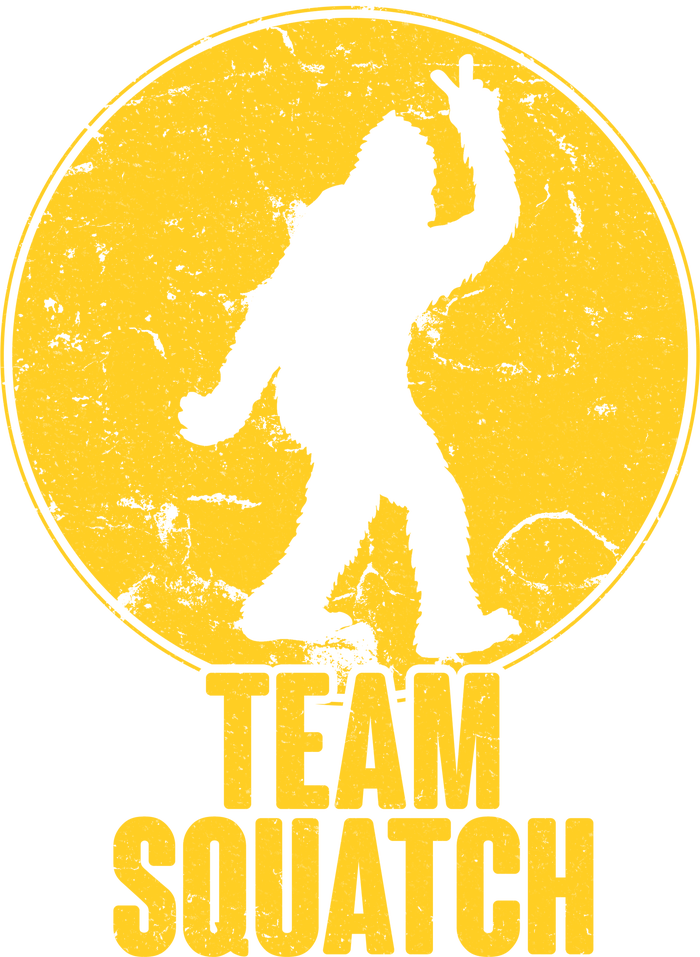 Team Squatch Bigfoot Sasquatch Full Zip Hoodie