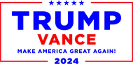 Trump Vance 2024 Front And Back Print T-Shirt