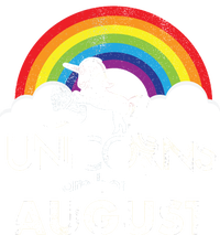 Unicorns Are Born In August Rainbow Retro Toddler Sweatshirt