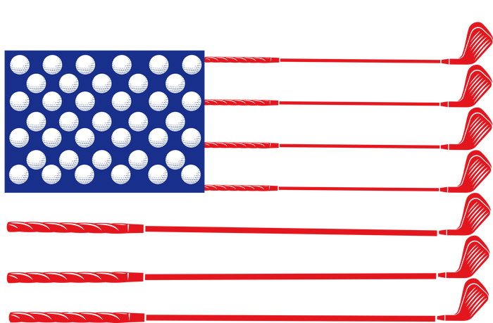 American Golf USA Flag Poster