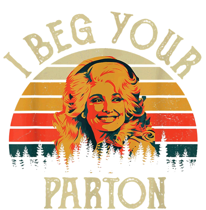 Vintage I Beg Your Parton Funny Tie-Dye T-Shirt