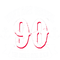 Vintage Vessel 90th Birthday The Anchor Still Holds Tall Sweatshirt