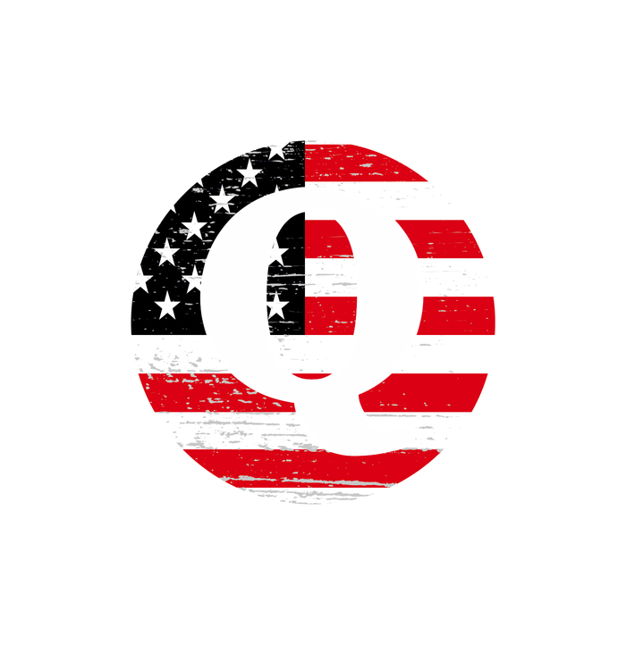 WWG1WGA Qanon Flag Emblem Baby Long Sleeve Bodysuit