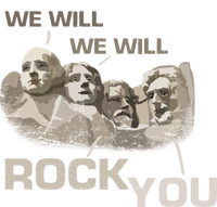 We Will Rock You Presidents Mt.Rushmore  Sustainable Bucket Hat