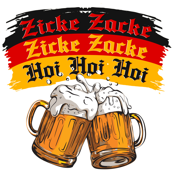 Oktoberfest Zicke Zacke Hoi Hoi Hoi Cooling Performance Crew T-Shirt