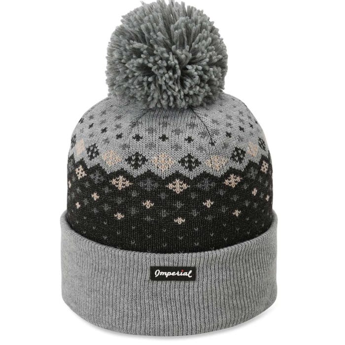 Stay Pawsitive Gift The Baniff Cuffed Pom Beanie