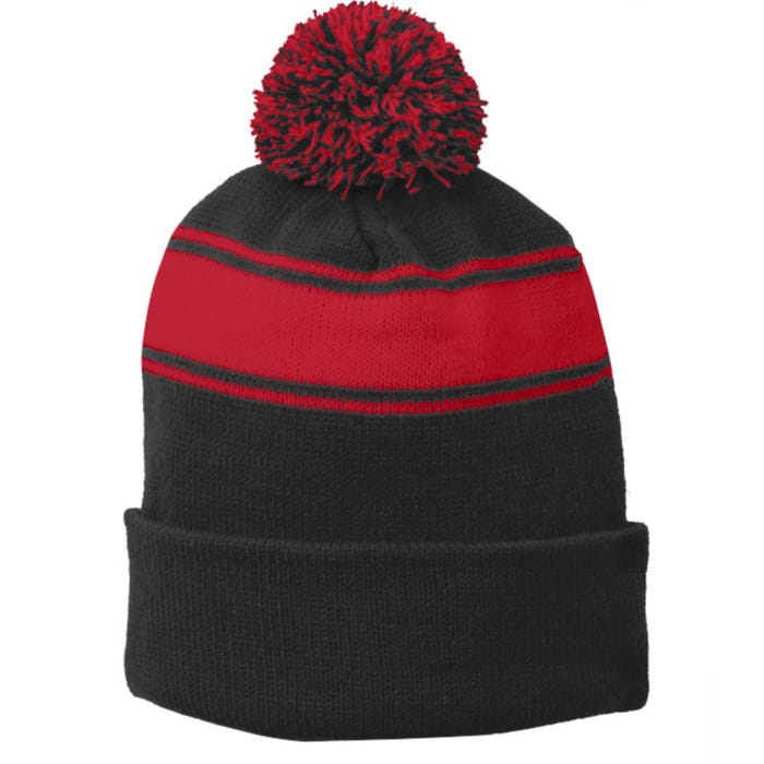 King Gizzards The Lizard Wizards Stripe Pom Pom Beanie