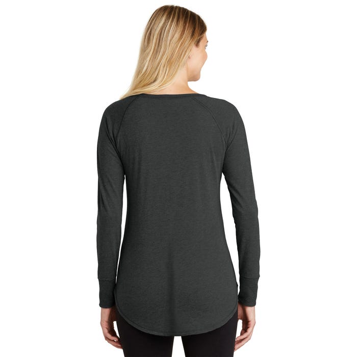 Mom Est 2024 Expect Baby 2024 Mother 2024 New Mom 2024 Women's Perfect Tri Tunic Long Sleeve Shirt