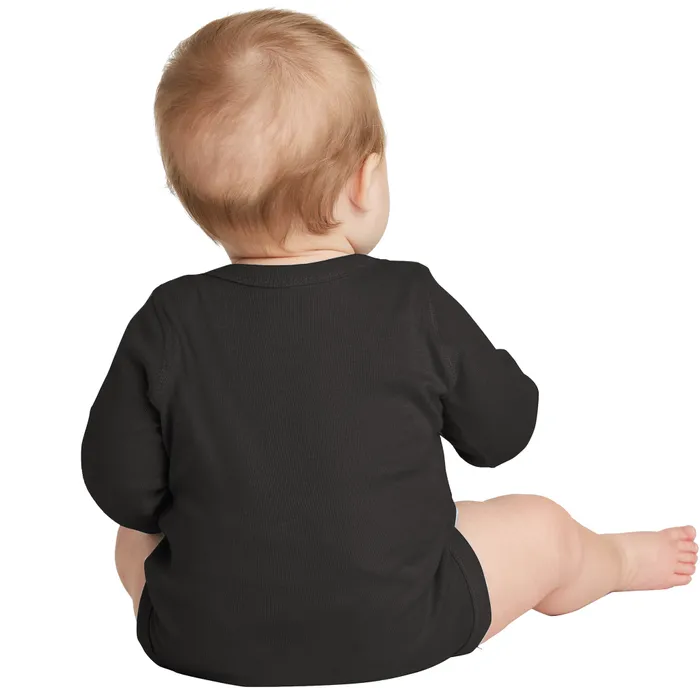 Kids' Long-Sleeve Black Bodysuit