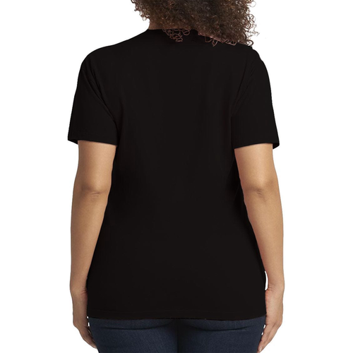 WLM White Lives Matters Fist Women's V-Neck Plus Size T-Shirt
