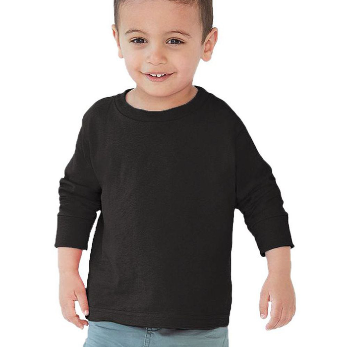 I Identify As An Over Taxed Under (On Back) Toddler Long Sleeve Shirt
