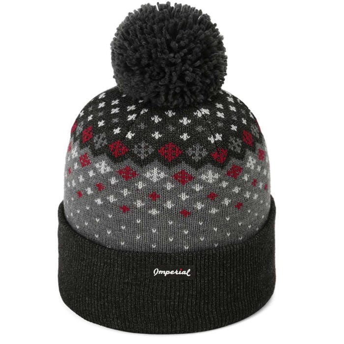 I Wear Pink For Breast Cancer Awareness The Baniff Cuffed Pom Beanie