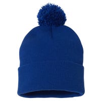 Funny Really Again History Pom Pom 12in Knit Beanie