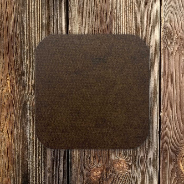 Happy Thanksigiving Gobble Turkey Face Coaster