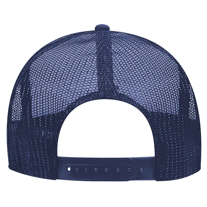 Arched Anime Bangs in Navy Blue