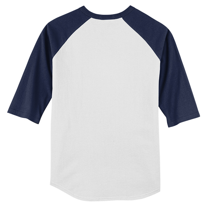 In April We Wear Blue Autism Awareness Kids Colorblock Raglan Jersey