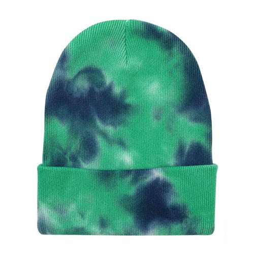 Disc Golf Is Always A Good Idea Tie Dye 12In Knit Beanie | Teeshirtpalace