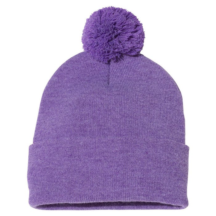 Hide Your Wife The Alpha Is Here Pom Pom 12in Knit Beanie