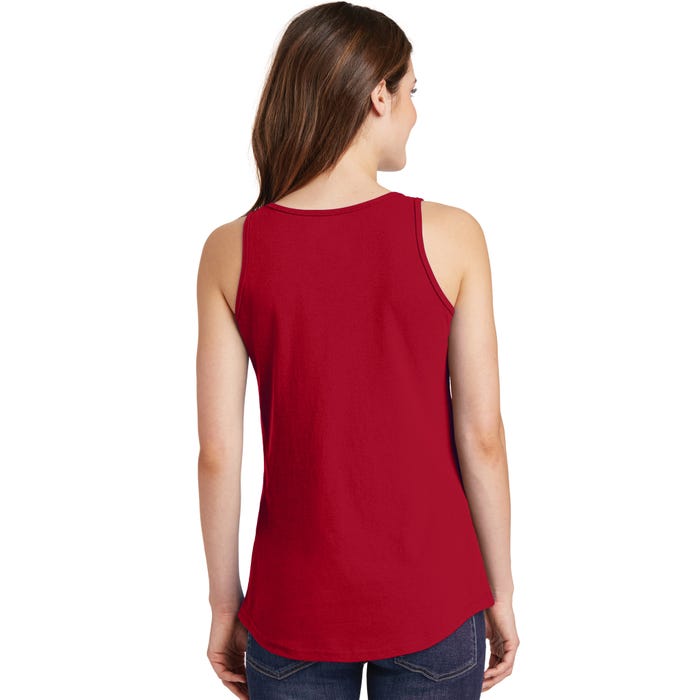 We Wear red For Red Ribbon Week Awareness American Flag Ladies Essential Tank