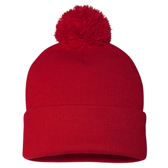 Good Game F You Pom Pom 12in Knit Beanie