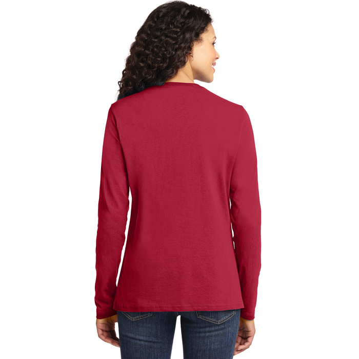 Dr Fauci We Trust Ladies Long Sleeve Shirt