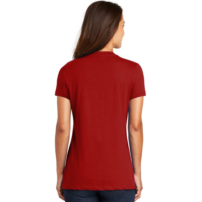 Wear Red For Red Ribbon Week Awareness Drug Free Cute Hearts Women's V-Neck T-Shirt