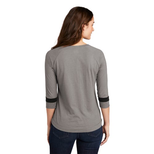 Bermuda Sunset New Era Ladies Tri-Blend 3/4 Sleeve Shirt