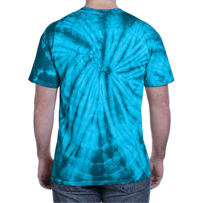 Dabbing Santa Claus Christmas Tree Lights Boys Dab Xmas Tie-Dye T-Shirt