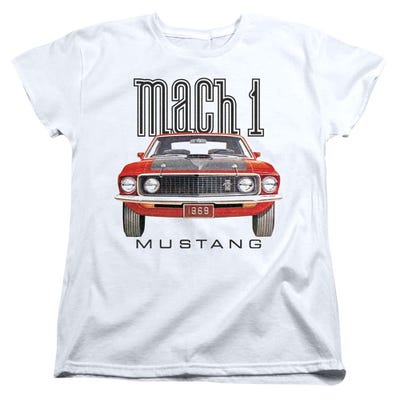 1969 Mach 1 Ford Mustang Womens T-Shirt