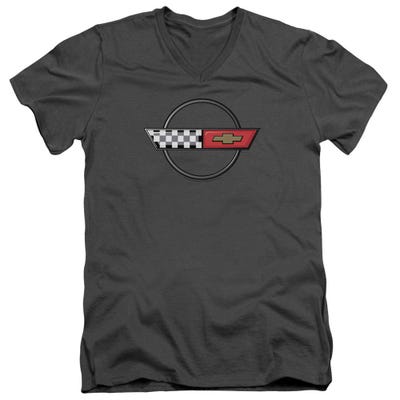 4th Gen Corvette Logo V-Neck T-Shirt