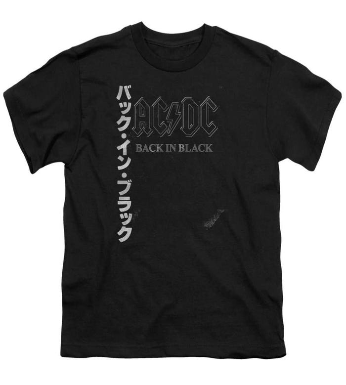 AC/DC Back In The Day Kanji Kids T-Shirt