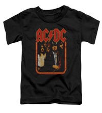 AC/DC Group Distressed Toddler T-Shirt
