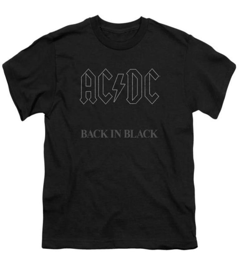 ACDC Black In Black Kids T-Shirt