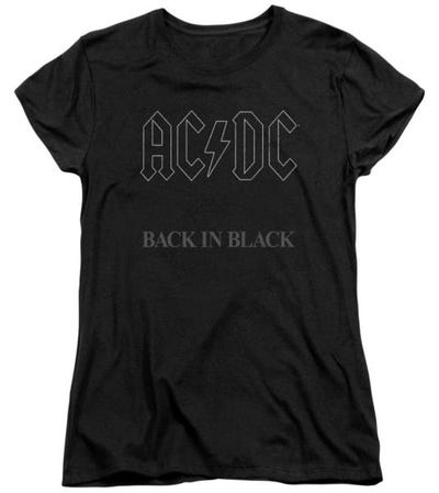 ACDC Black In Black Womens T-Shirt