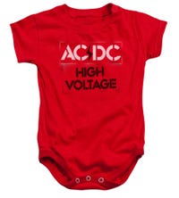 ACDC High Voltage Stencil Baby Bodysuit
