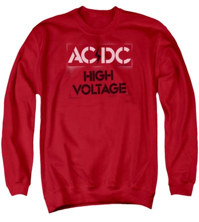 ACDC High Voltage Stencil Sweatshirt