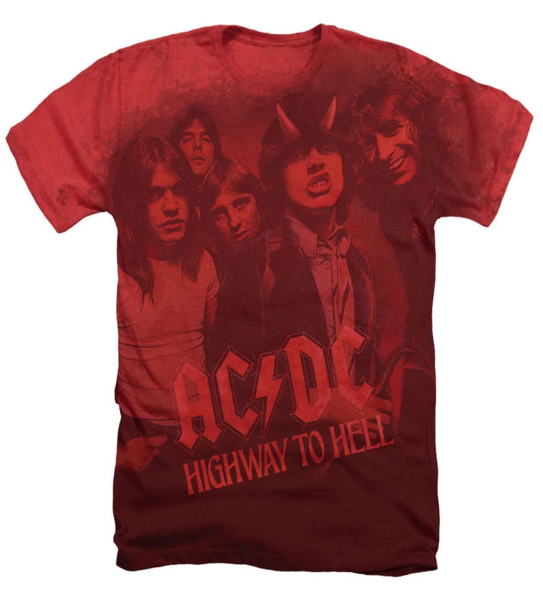 ACDC On The Highway Heather Premium T-Shirt