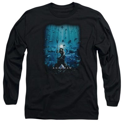 Aquaman Movie Main Poster Long Sleeve Shirt