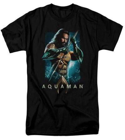 Aquaman Movie Trident Logo T-Shirt