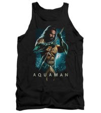 Aquaman Movie Trident Logo Tank Top