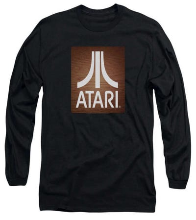 Atari Classic Wood Square Long Sleeve Shirt