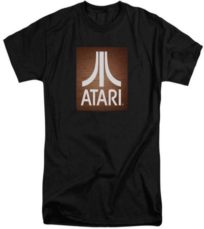 Atari Classic Wood Square Tall T-Shirt