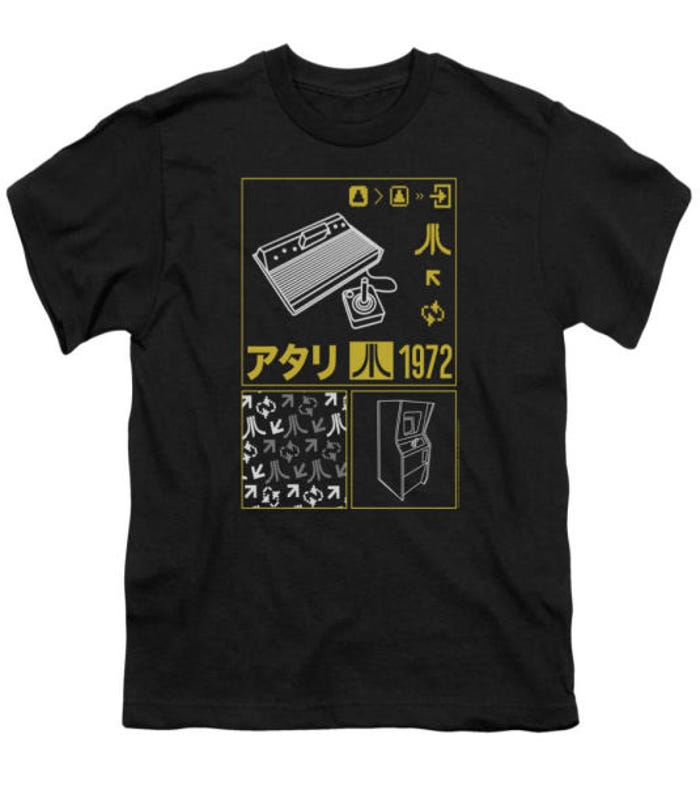 Atari Kanji Squares Kids T-Shirt