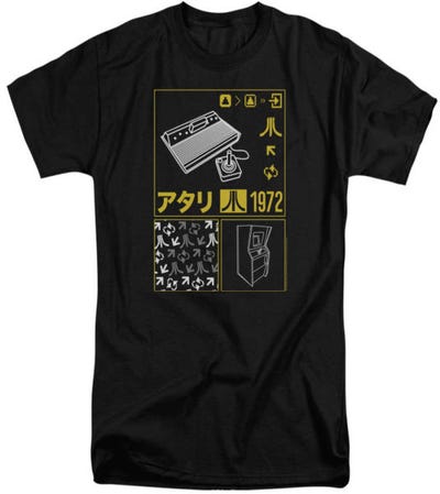 Atari Kanji Squares Tall T-Shirt