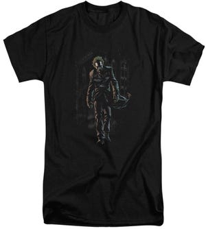 Batman Joker Leaves Arkham Tall T-Shirt