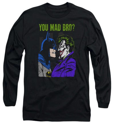 Batman Mad Bro Long Sleeve Shirt