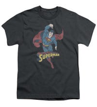 Desaturated Superman  Kids T-Shirt